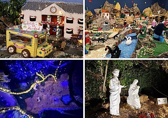 Imagen de belenes en la provincia.