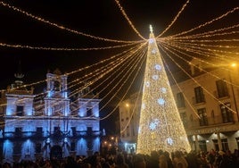 Encendido de luces navideñas en Astorga