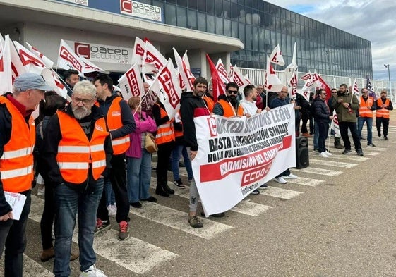 Imagen de una manifestación de Coated Solutions León.