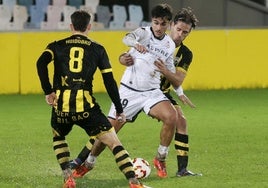 Escobar, en una acción de partido.