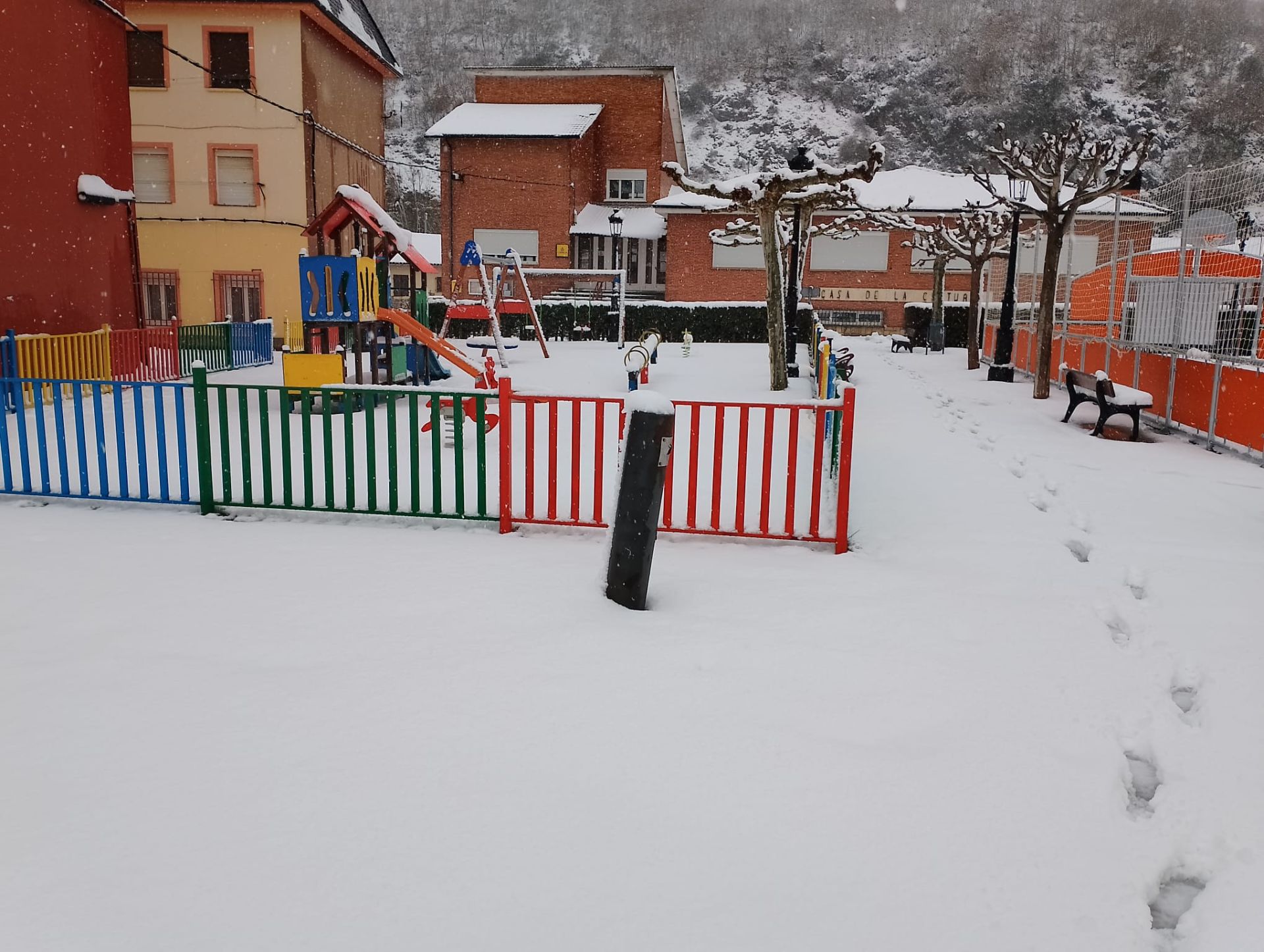 Nieve en Ciñera