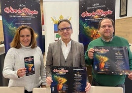 Presentación del festival en La Bañeza.