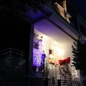 La casa que ilumina la Navidad de León