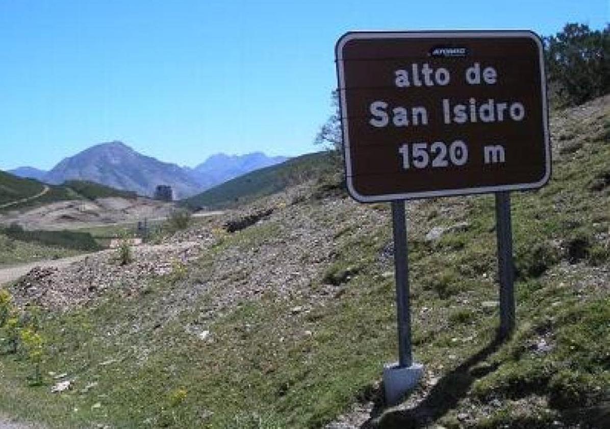 El puerto de San Isidro, récord de frío en la comunidad