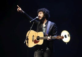 El cantante Marwan en concierto.