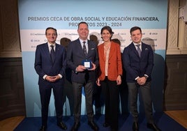 Raúl Fdez. Sobrino, José María Viejo, Virginia González e IgnacioGalarraga.