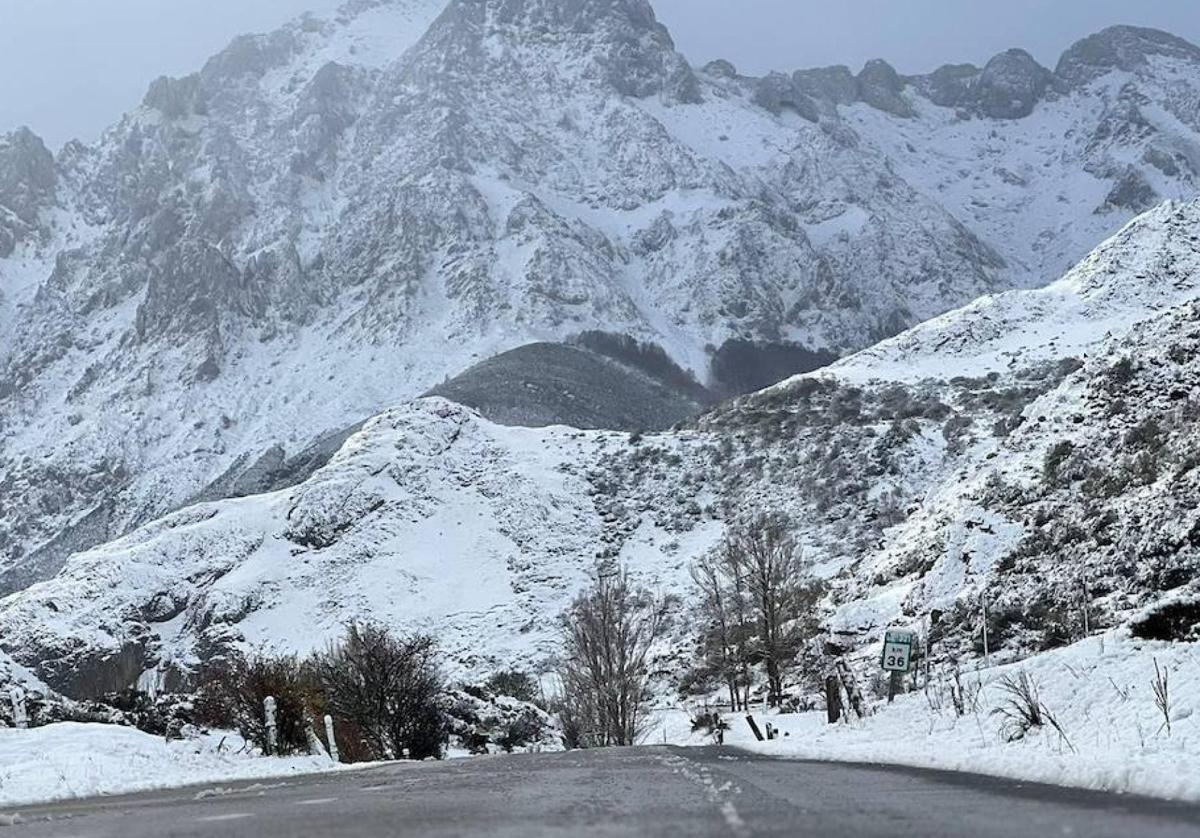 Nieve en León.