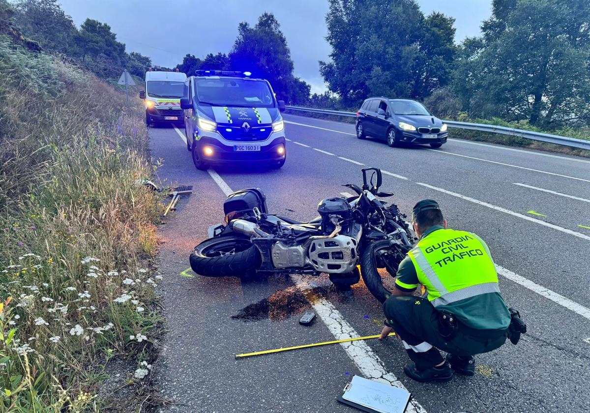 Imagen de archivo de un accidente en julio de 2024.