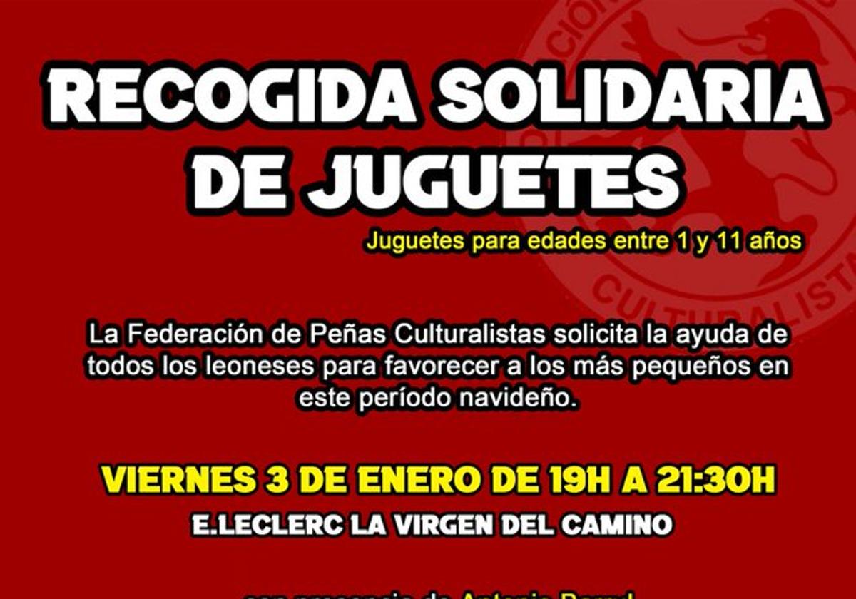 Las peñas de la Cultural organizan una recogida solidaria de juguetes