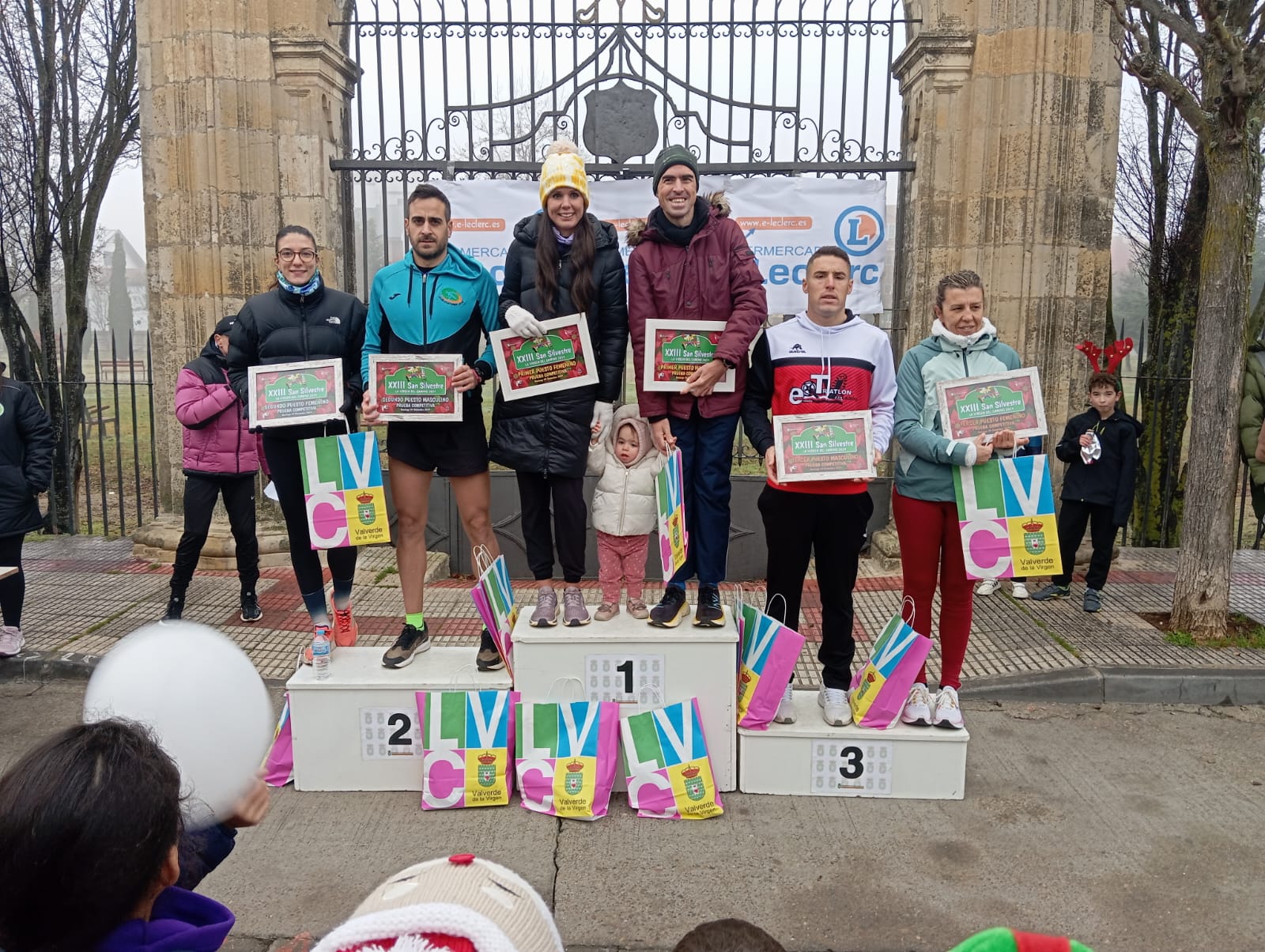 Carrera general con sus ganadores.