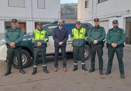 El subdelegado del Gobierno en León, Héctor Alaiz, en su visita a distintos cuarteles en la provincia.