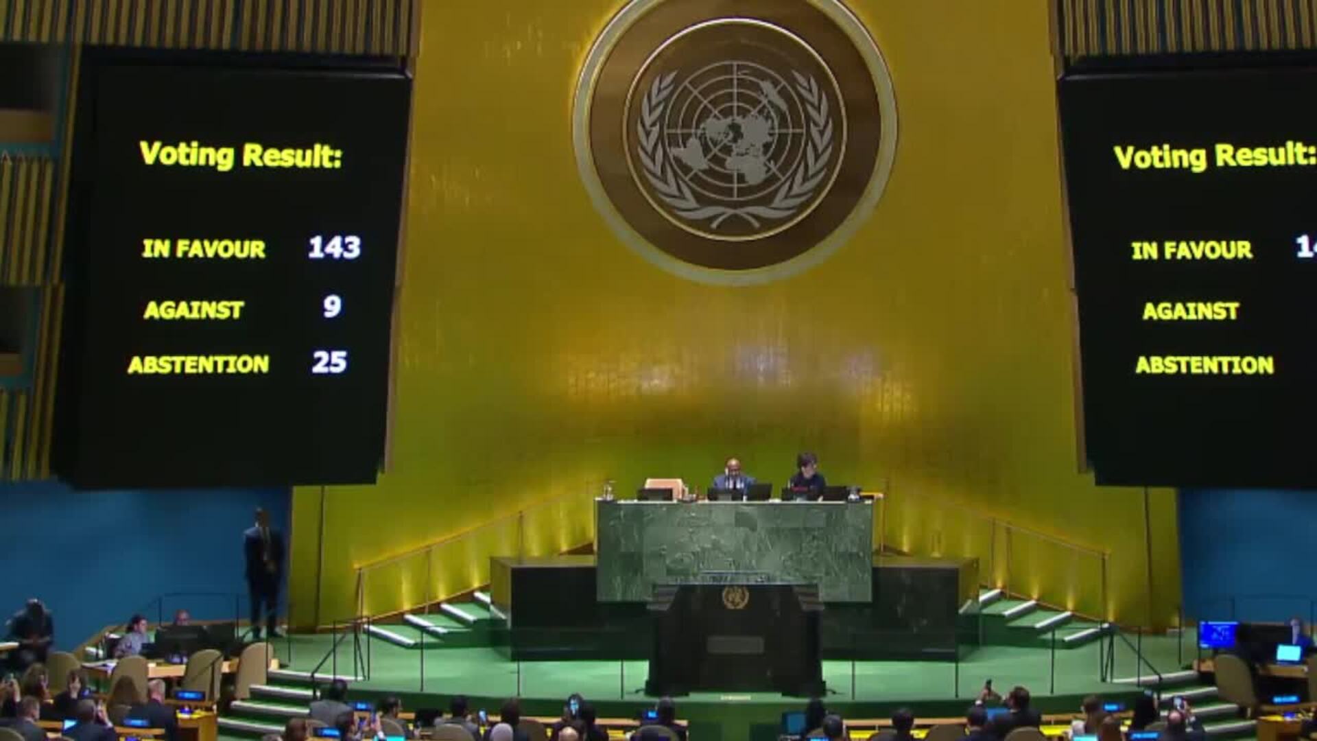 La Asamblea General de la ONU amplía los derechos de Palestina