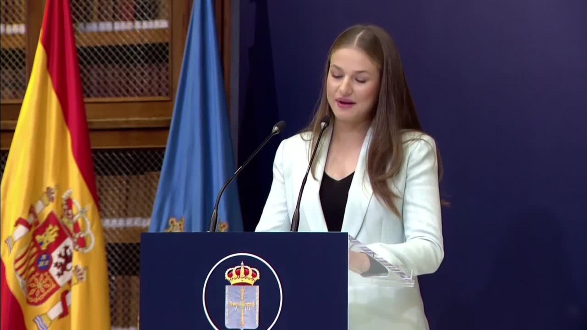 La princesa Leonor: "Tengo sangre asturiana. Y eso no sólo imprime carácter, es un orgullo"