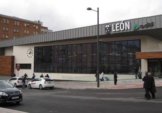 Estación de trenes de León.