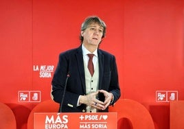 El alcalde de Soria, Carlos Martínez, se postula como futuro líder del PSOE de Castilla y León.