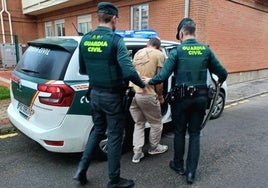 Momento de la detención.