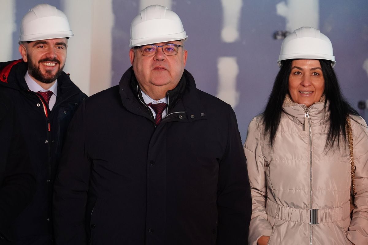 Visita del consejero de Sanidad a las obras del centro de salud de Pinilla