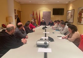 Imagen de la reunión de este martes 14 de enero.