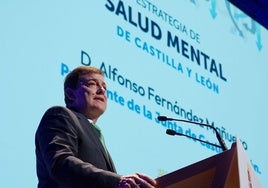 El presidente de la Junta de Castilla y León, Alfonso Fernández Mañueco, presenta la Estrategia de Salud Mental de Castilla y León 2024-2030.