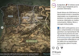 Mapa con la imprecisión detectada por el ILC.