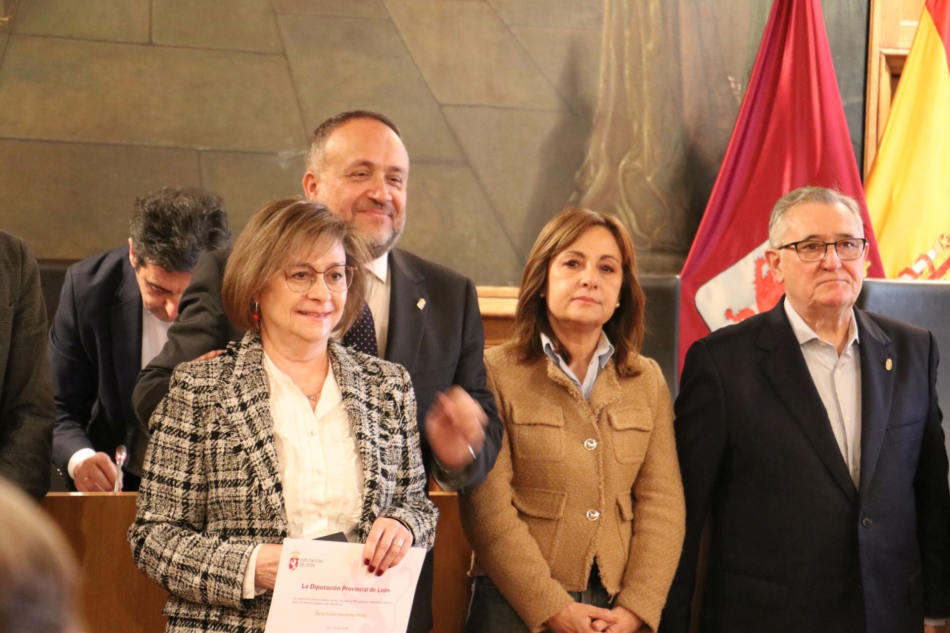 Homenaje a los jubilados de la Diputación de León