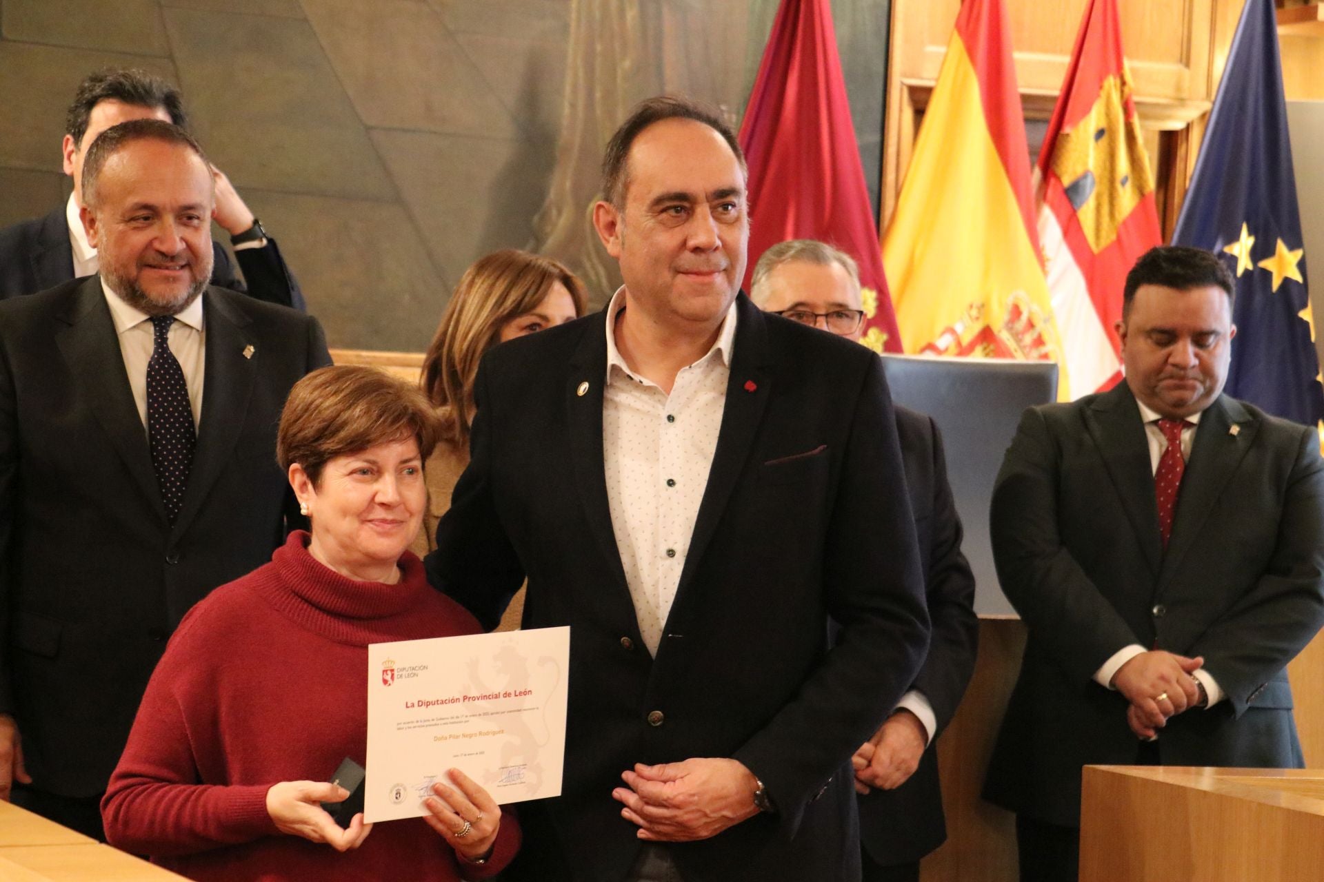 Homenaje a los jubilados de la Diputación de León