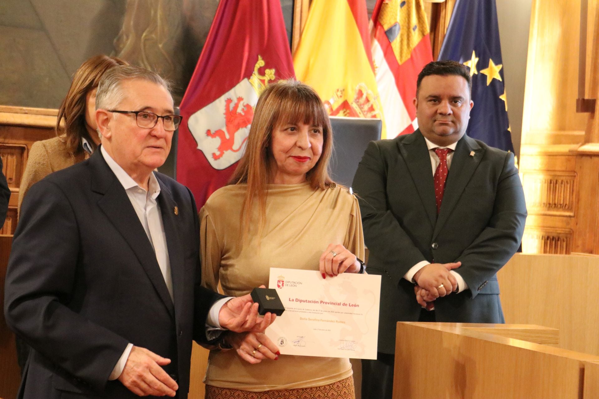 Homenaje a los jubilados de la Diputación de León