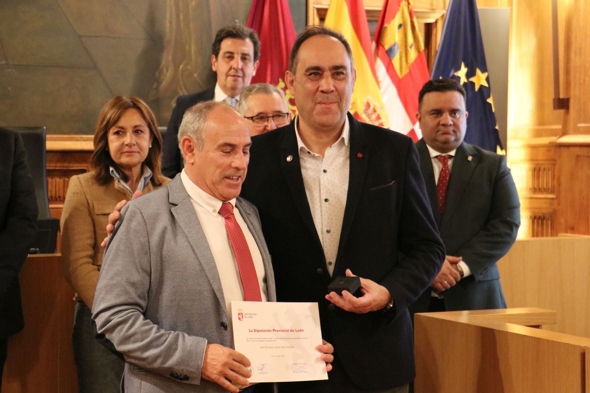 Homenaje a los jubilados de la Diputación de León