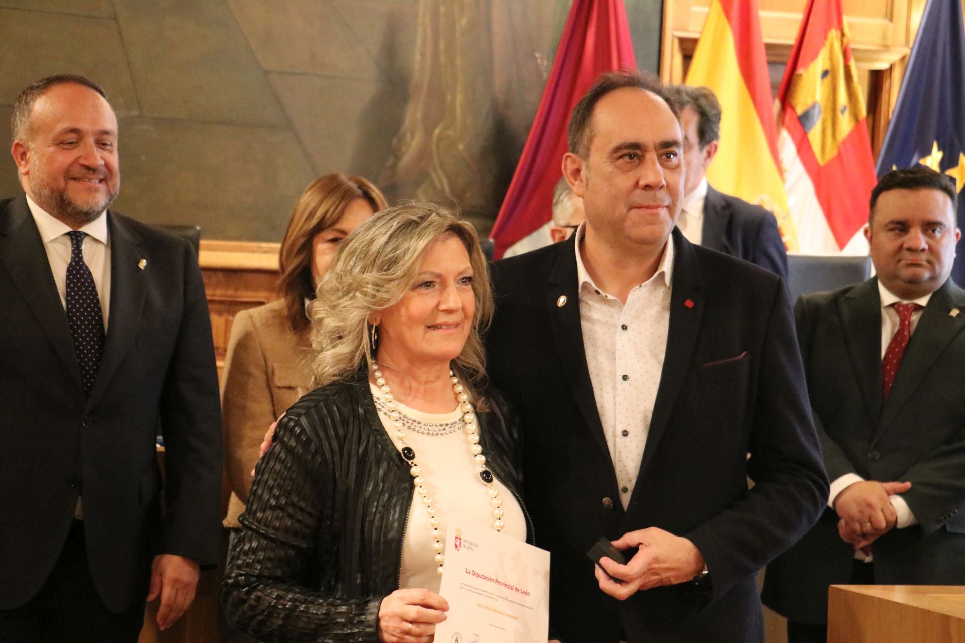 Homenaje a los jubilados de la Diputación de León