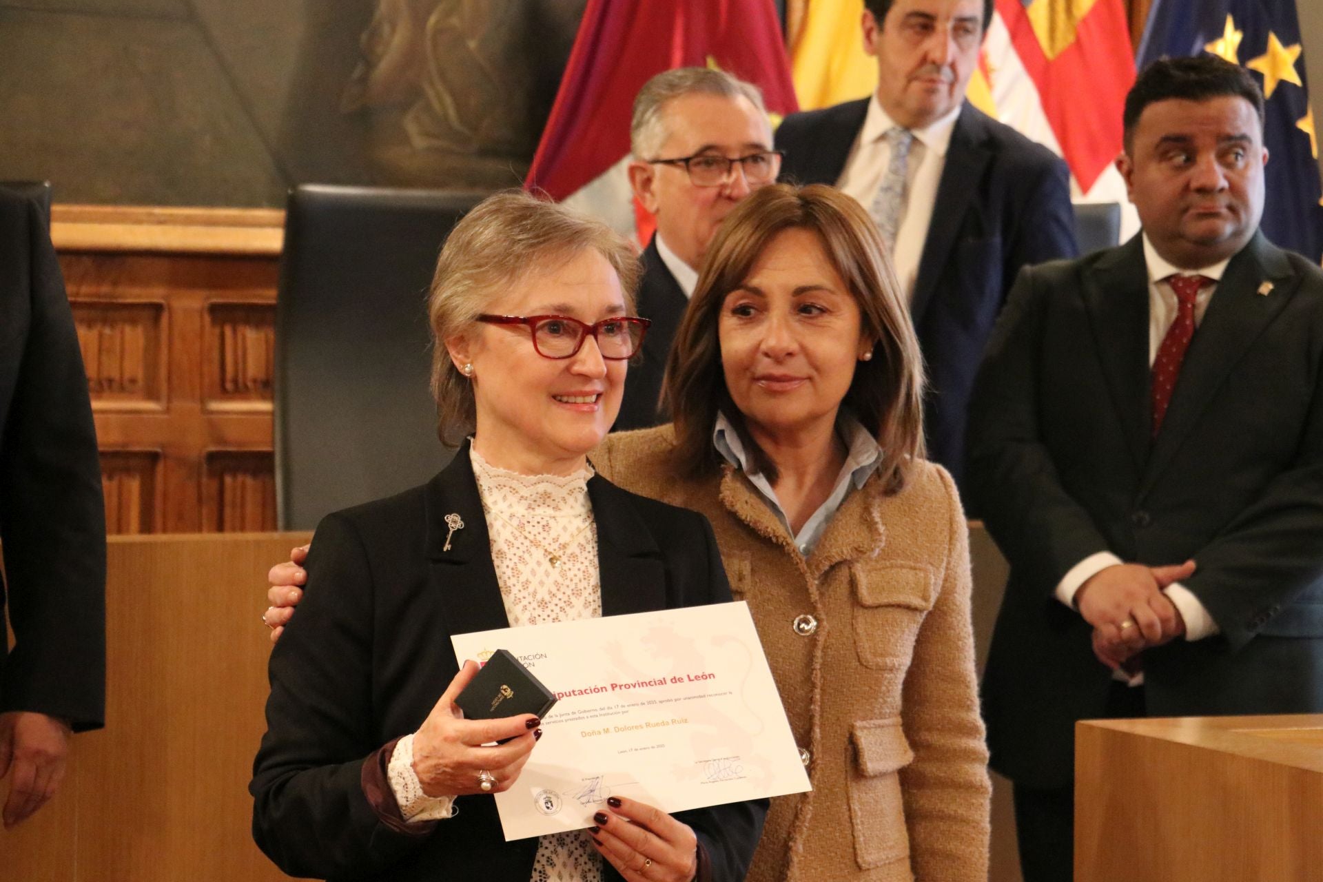 Homenaje a los jubilados de la Diputación de León