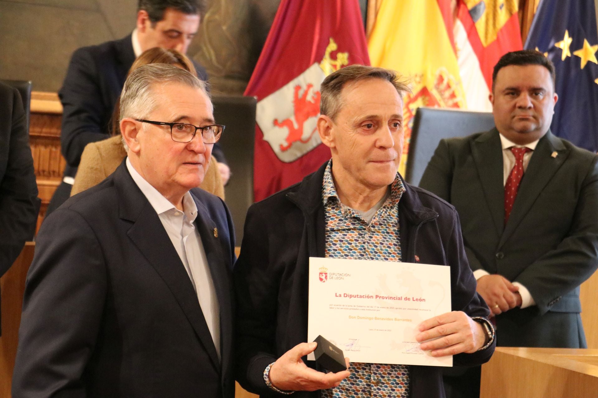 Homenaje a los jubilados de la Diputación de León