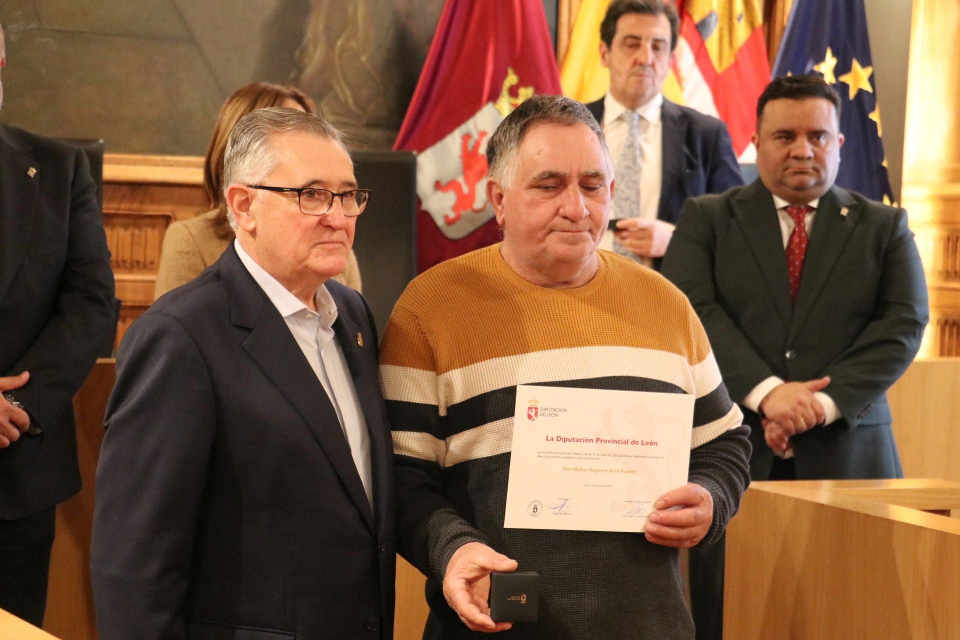 Homenaje a los jubilados de la Diputación de León