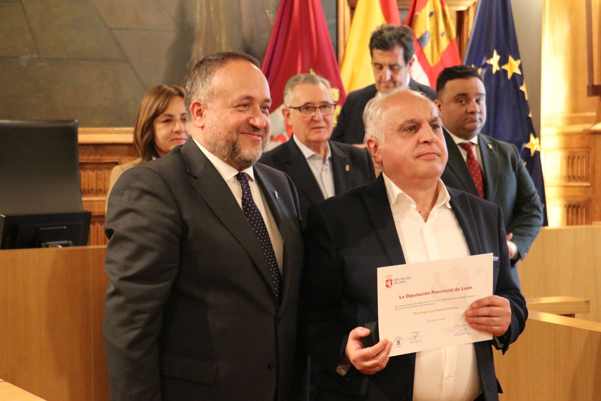 Homenaje a los jubilados de la Diputación de León