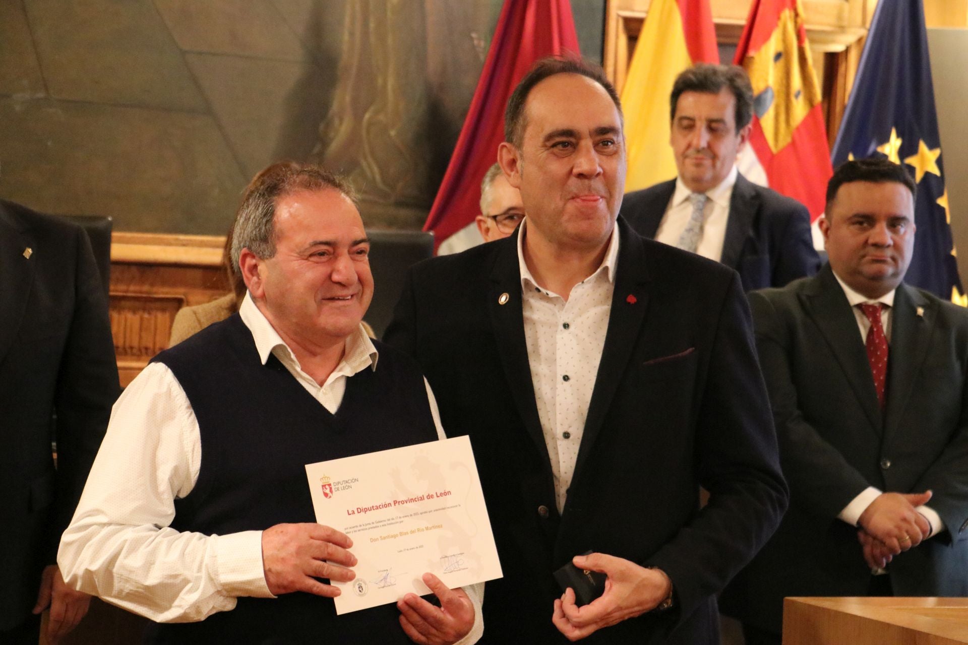 Homenaje a los jubilados de la Diputación de León