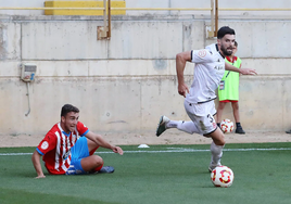 Satrústegui, en una acción del duelo ante el Lugo