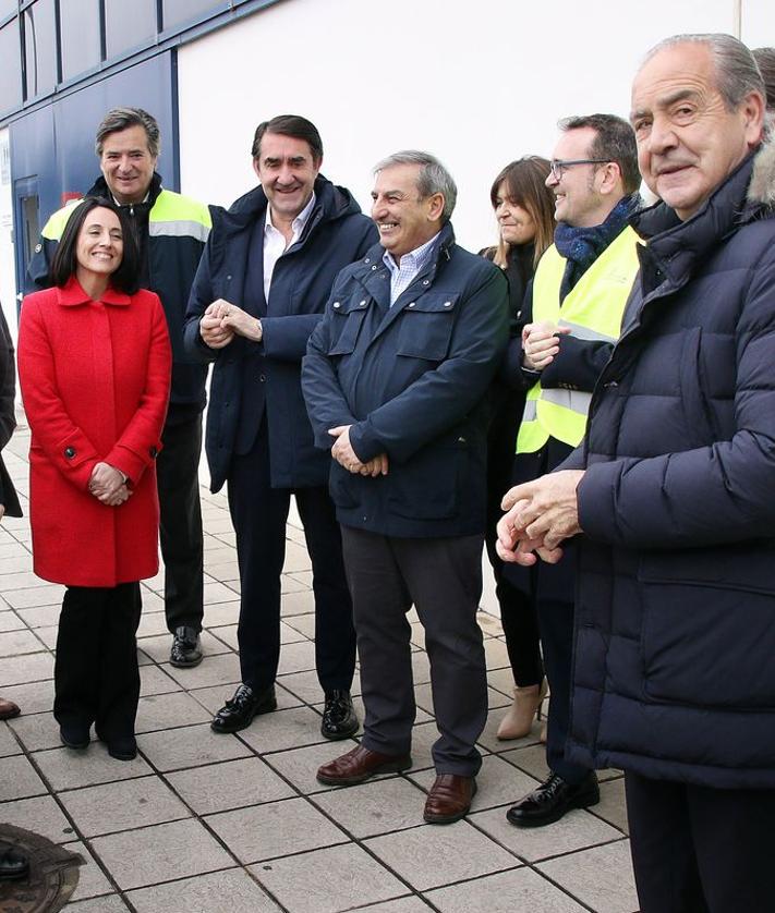 Imagen secundaria 2 - El ramal ferroviario del polígono de Villadangos prevé un tráfico de 400.000 toneladas este año