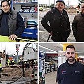 Dos horas achicando agua de los negocios afectados: «Tenemos muebles para tirar»
