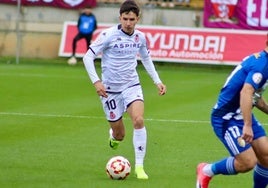 Luis Chacón, en un partido con la Cultural.