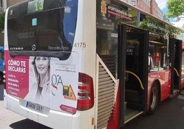 Un autobús urbano de la ciudad de León.