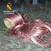 Tres detenidos por robar 1.000 kilos de cable de cobre en Garrafe de Torío