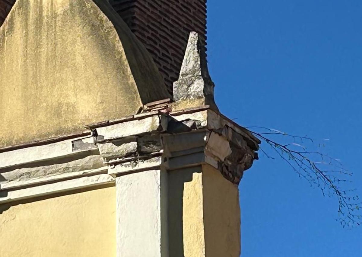 Imagen secundaria 1 - Estado actual de la Iglesia de San Pedro de los huertos.