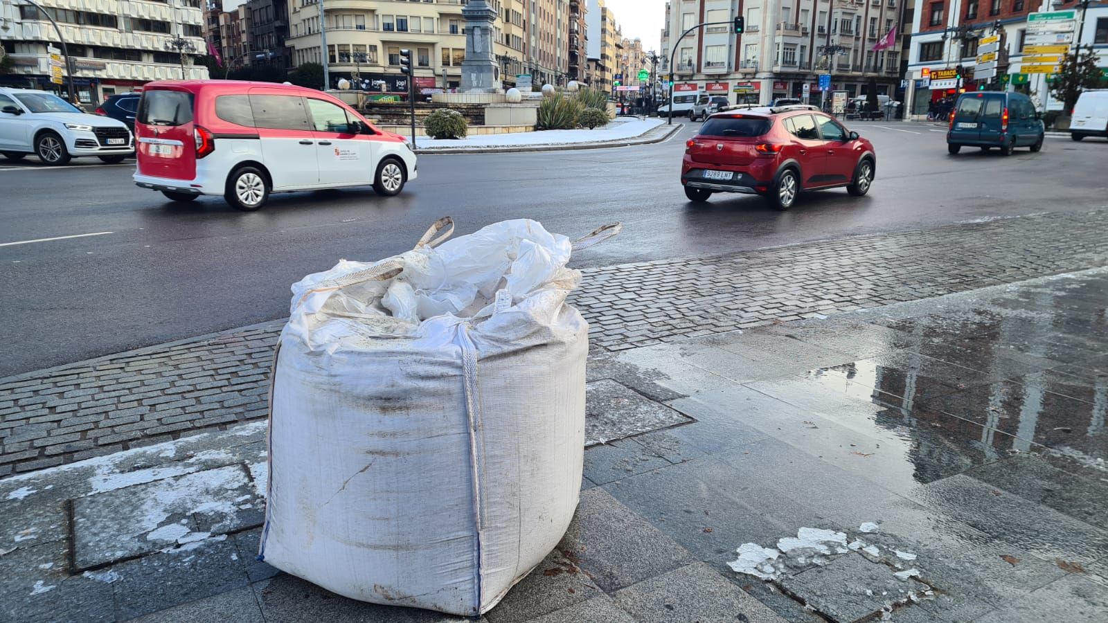 Las imágenes de la nieve en León