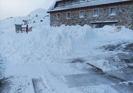 Imagen de archivo de la nieve.