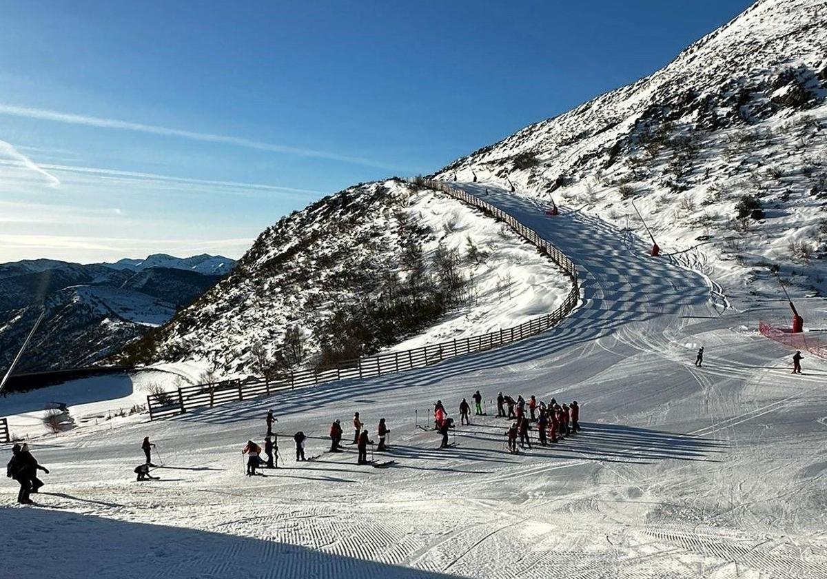 Estación invernal de Leitariegos.