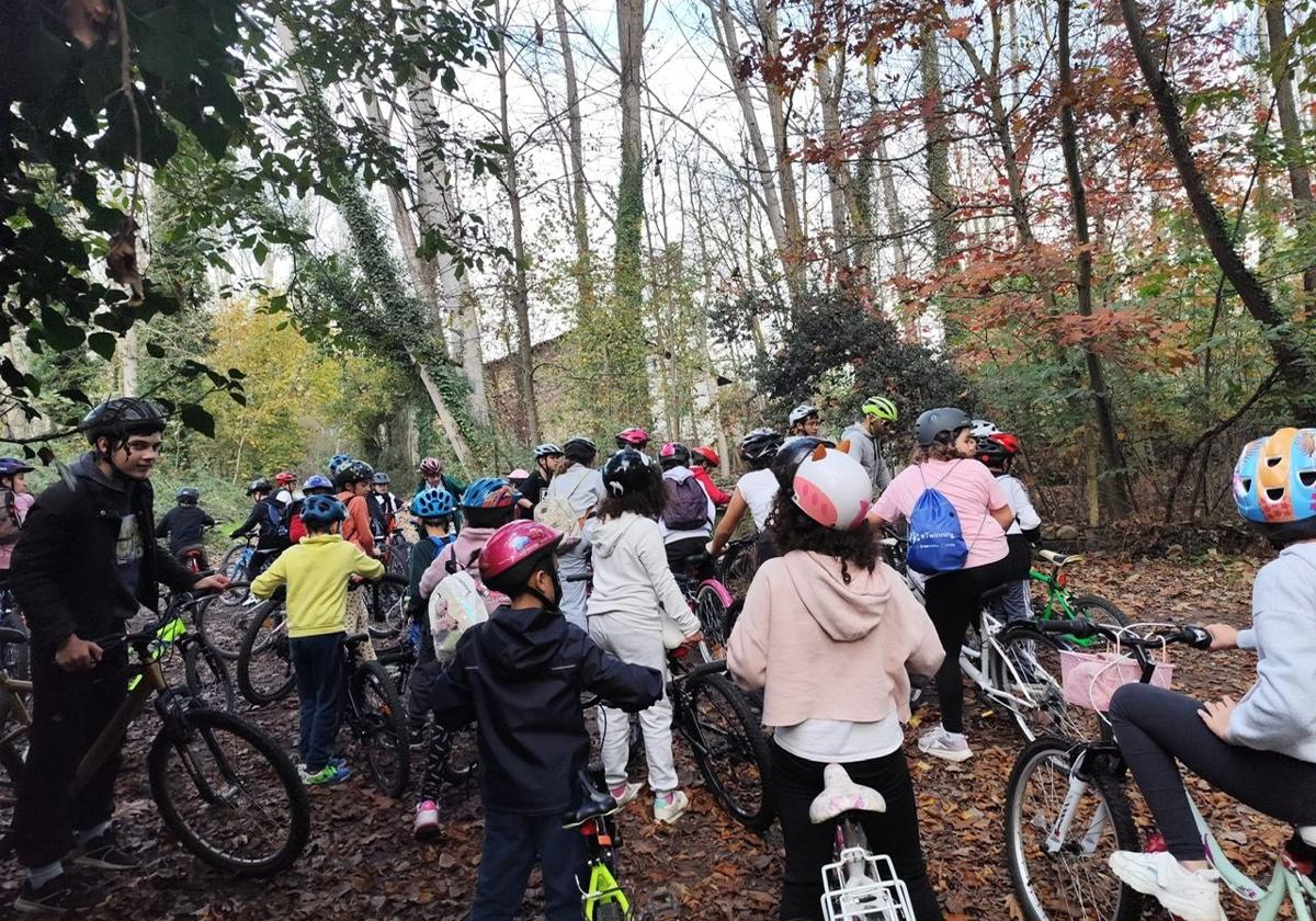 Jornada de deporte escolar en la provincia.