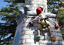 Imagen de archivo de juegos escolares durante una edición de Municipalia en Papalaguinda.