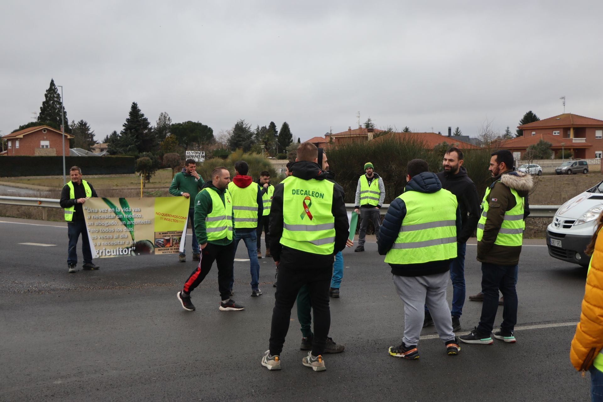 Las protestas del campo vuelven a las carreteras de León