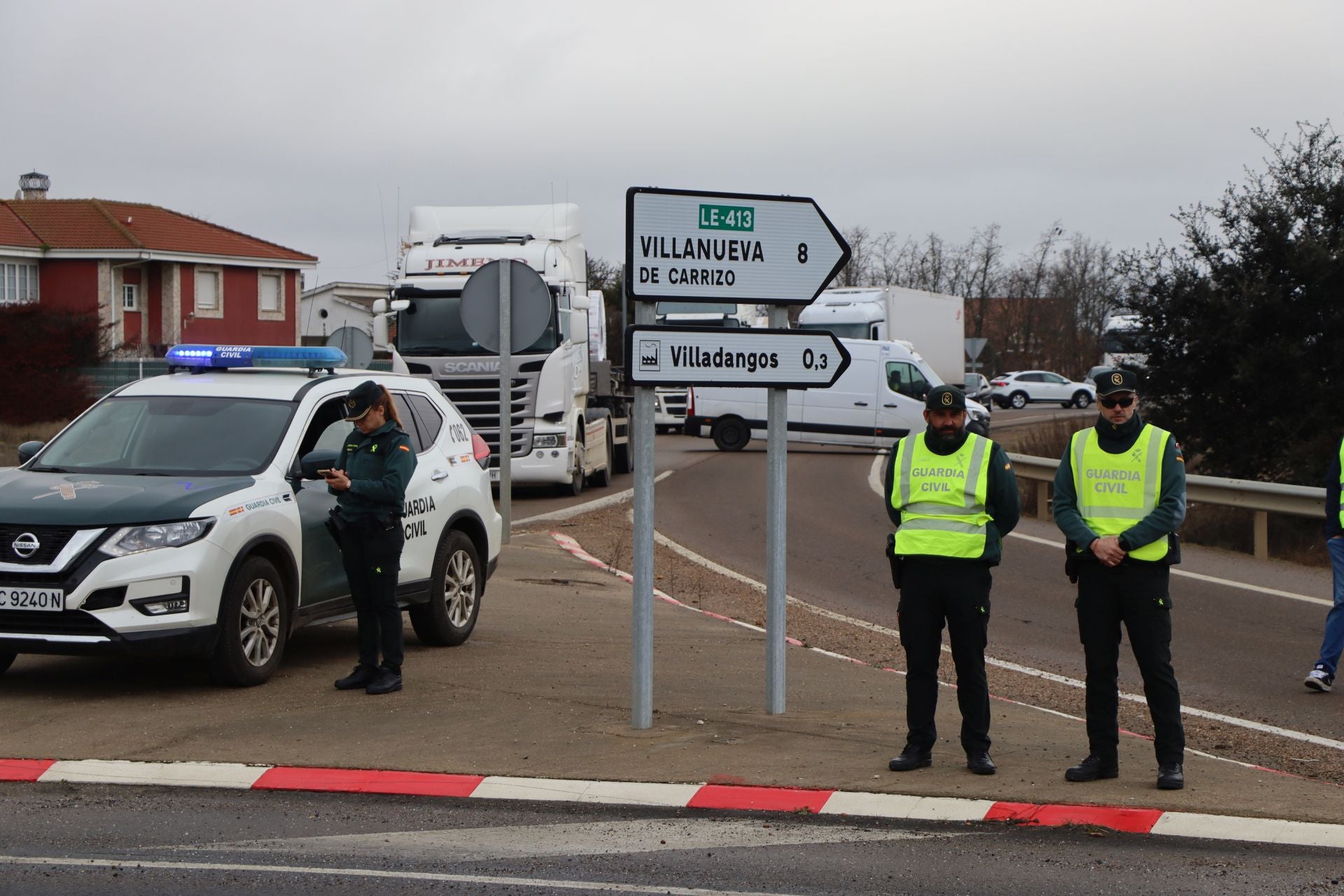 Las protestas del campo vuelven a las carreteras de León