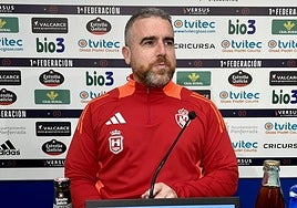Javi Rey, entrenador de la Deportiva.