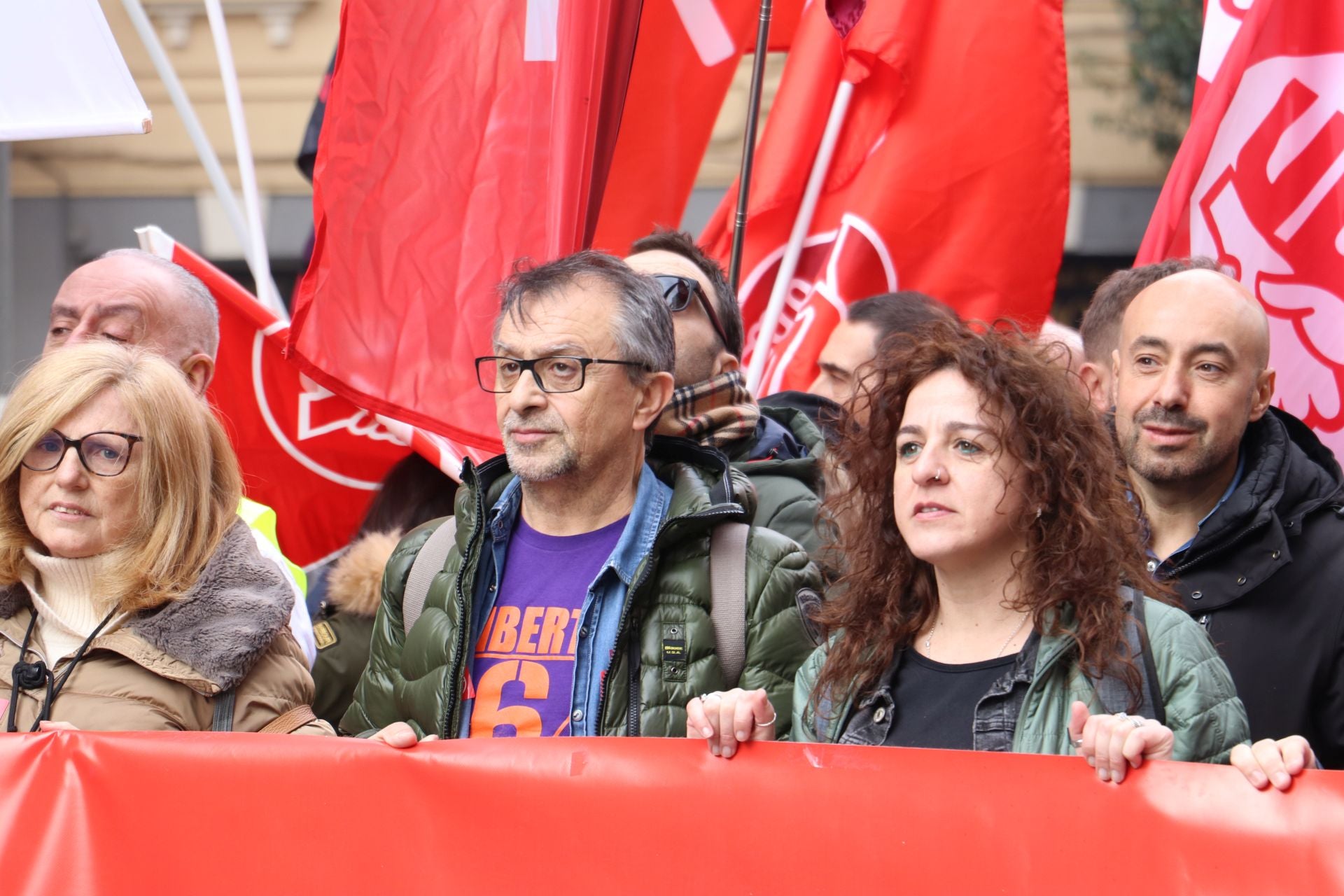 Las imágenes de la manifestación del 16-F en León